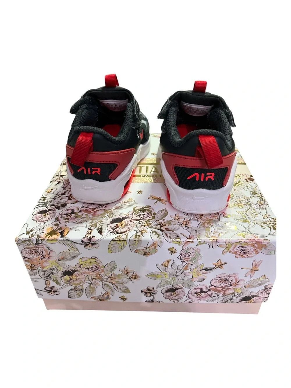 Nike Air Max Bolt Toddler Shoes - Black/Red - Size : 7C